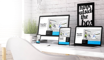 Screens of various sizes showing Beautiful websites