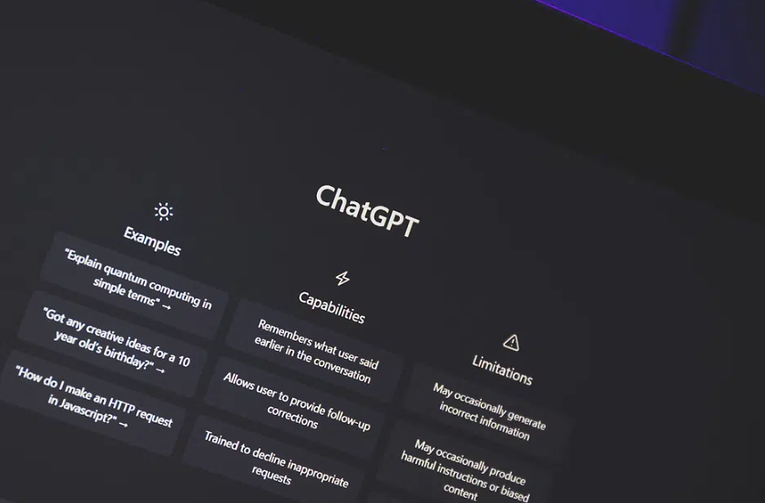 ChatGPT screen