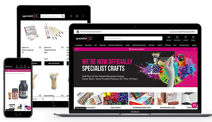 Dryad Website on multiple devices