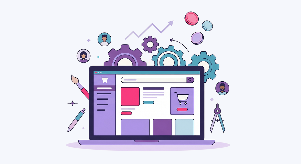 Bespoke eCommerce Solutions Illustration