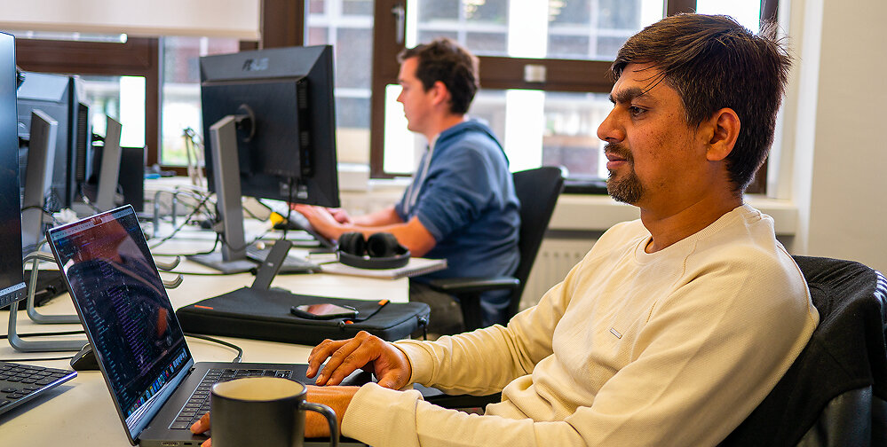 Developers working