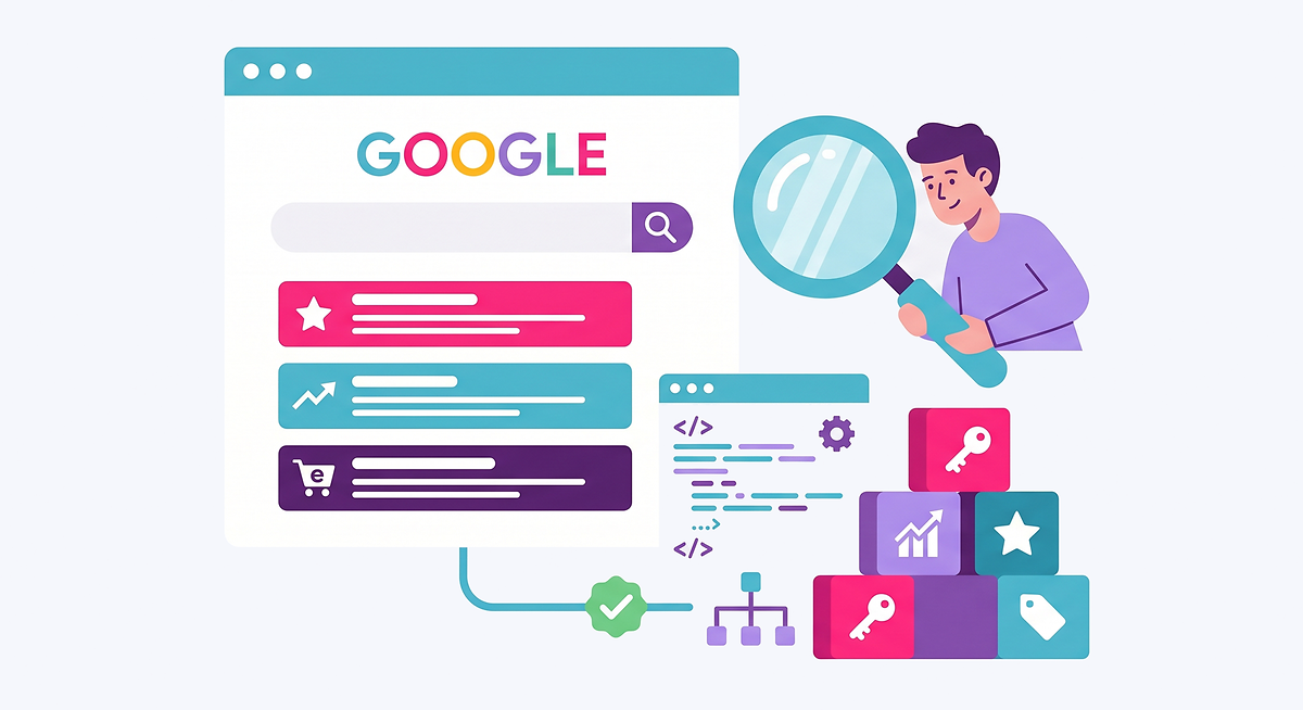 Powerful SEO Illustration