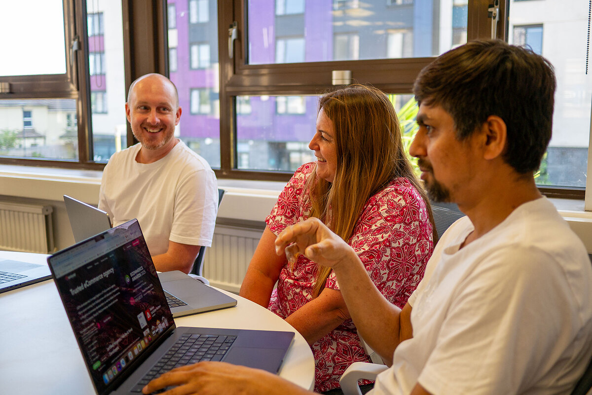 Some of the Envisage Digital Team at work