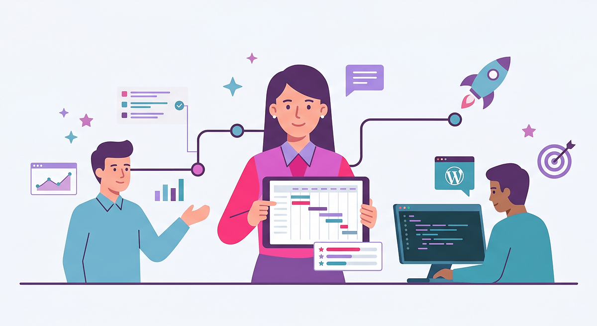 Project Manager Illustration