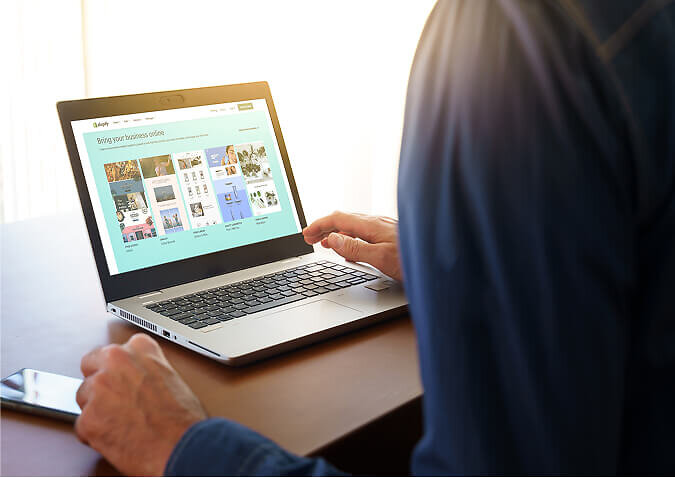 Laptop user