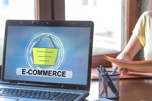 Ecommerce On Laptop - Adobe Commerce Vs Commercetools