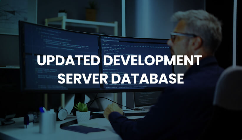 Updated Development Server Database