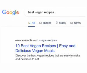 Metadescription Example On Serp