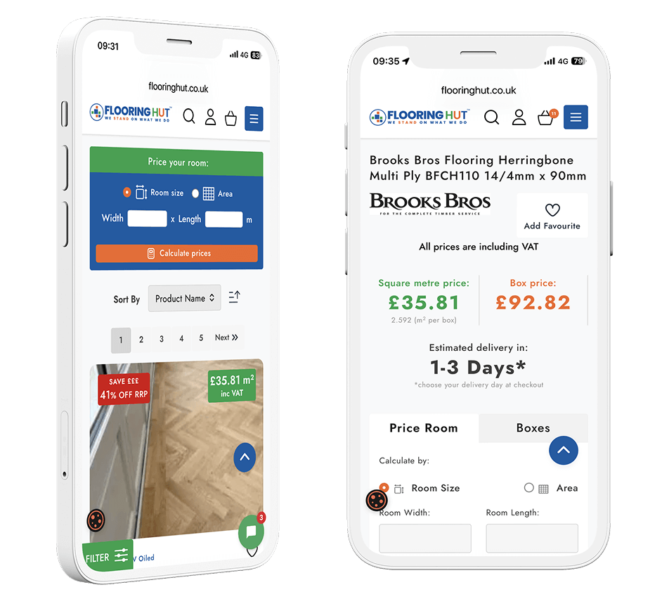 Flooring Hut On Mobile