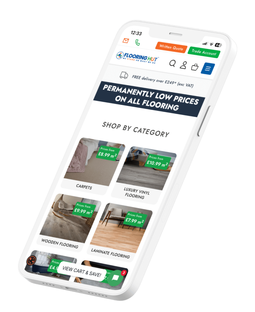 Flooring Hut Mobile Category Page