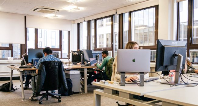 Wide Shot Of Developers Working In Our Bournemouth Office